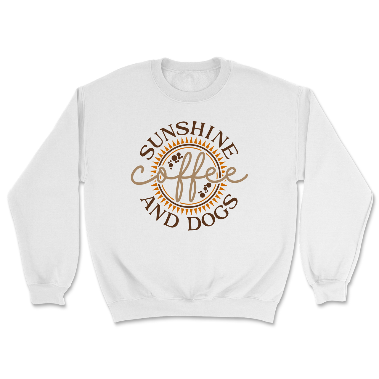 Sunshine Coffee And Dogs Sweatshirt