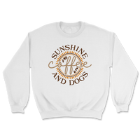 Sunshine Coffee And Dogs Sweatshirt